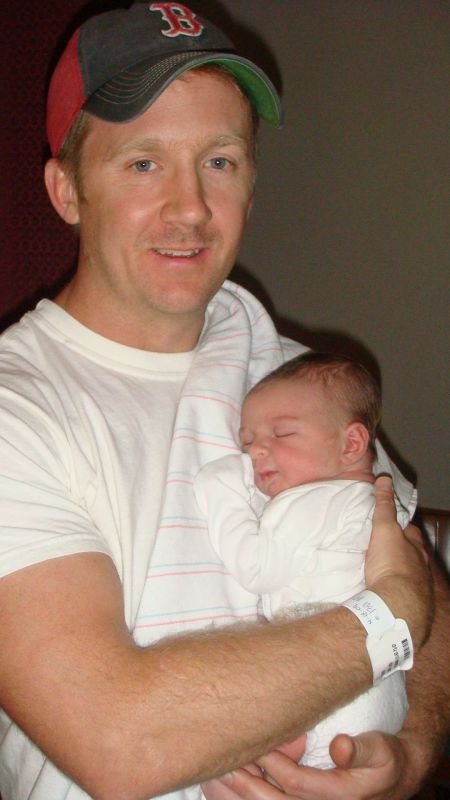 Daddy Holding Trey
